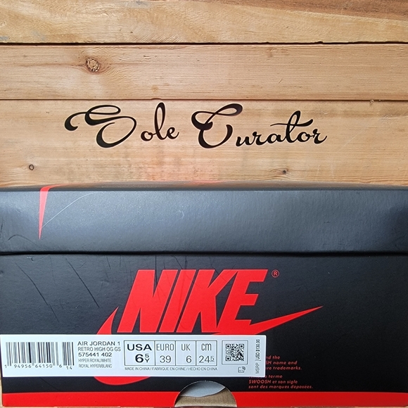Air Jordan 1 Retro High OG GS 6.5Y/8W - Picture 6 of 6